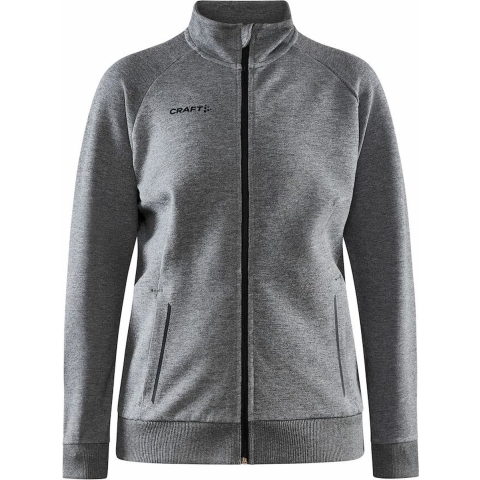 Craft 1910627 Core Soul Full Zip Jacket Wmn - Dark Grey Melange - S
