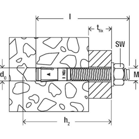 Fischer FBN II 8/5 (8X66) 50 St - 40662