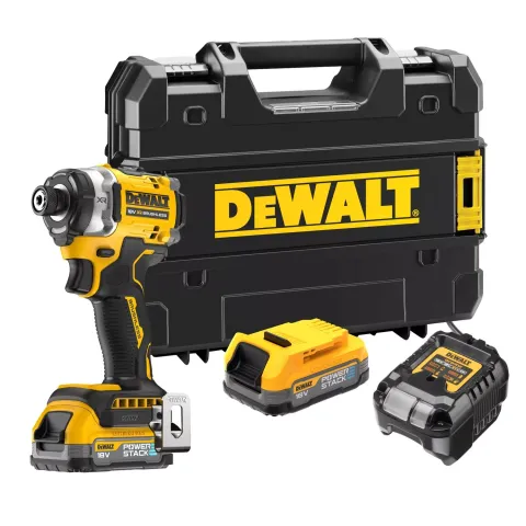DeWALT DCF860E2T-QW 18V Li-ion Accu Slagschroevendraaier Set (2x 2.0Ah Accu) In TSTAK - 282Nm