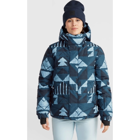 O'Neill Z.E.N. Puffer Hybrid ski jas dames blauw, XL