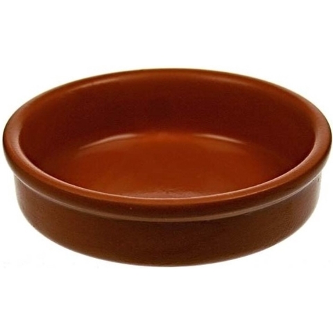 Creme brulee schaaltjes - 16x - terracotta - D12 cm x H3 cm - tapas schaaltjes -