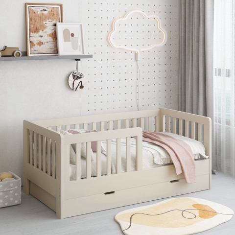 Peuterbed Joan 70x140 Incl. Bedlade Clay