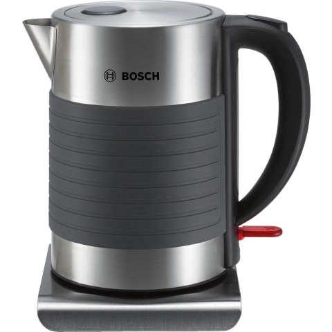 Bosch Haushalt TWK7S05 Waterkoker Aantal/Volume: 1.7 l RVS, Zwart