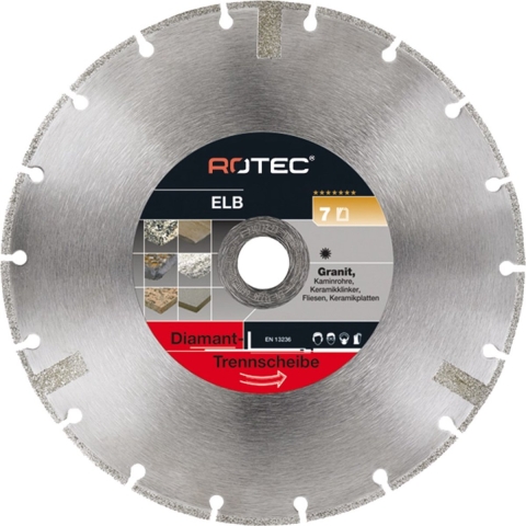 Rotec Diamantschijf ELB 125/22,23 gegalvaniseerd - 7281253