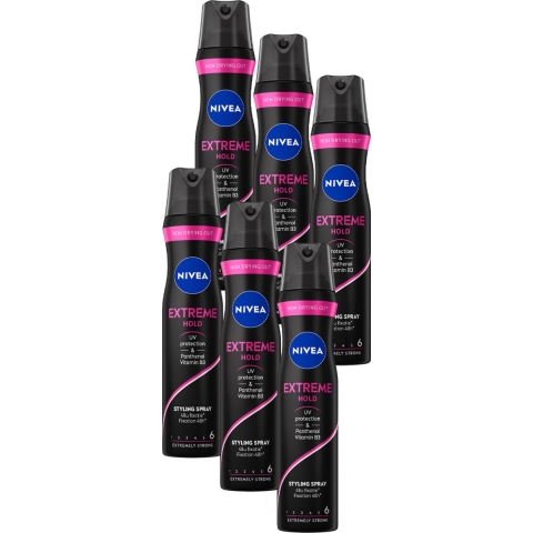 6x Nivea Haarspray Extreme Hold 250 ml