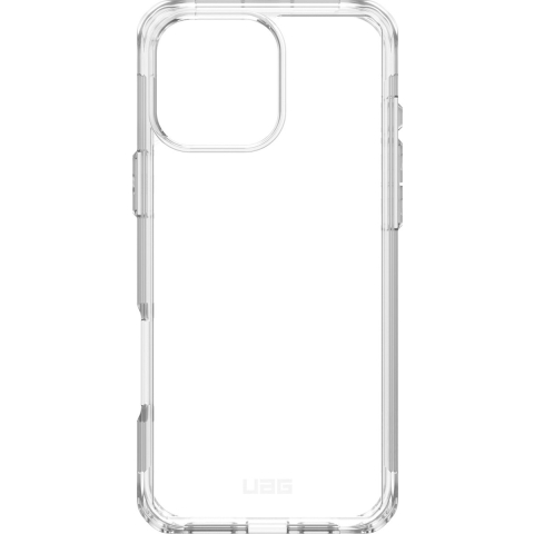 Urban Armor Gear Plyo Case Backcover Apple iPhone 16 Pro Max Ice, Transparant Inductieve lading