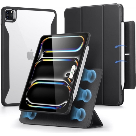 ESR Rebound Hybrid Case 360 Book case Zwart, Transparant Tabletcover