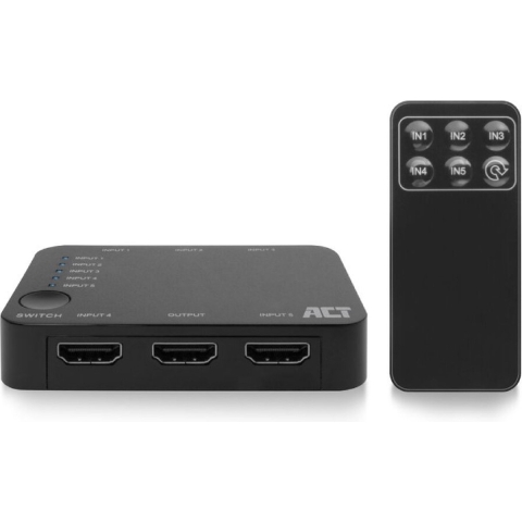 ACT 5 poorts 4K HDMI switch