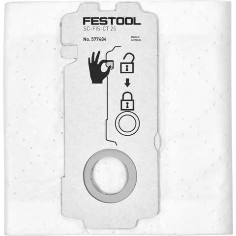 Festool SC-FIS-CT 25/5 SELFCLEAN Filterzak (5st)