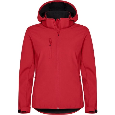 Clique 0200917 Classic Softshell Hoody Lady - Rood - S