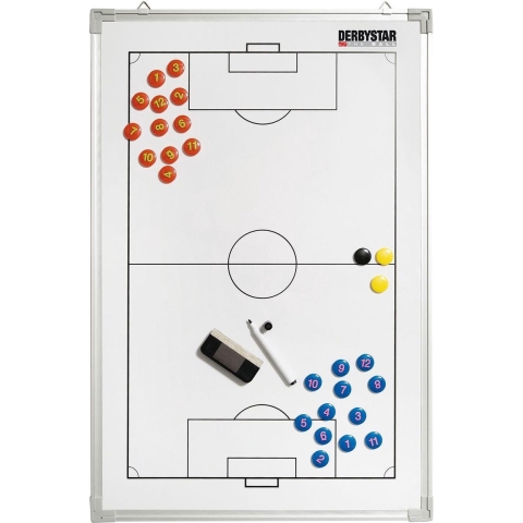 Derbystar 285002 Tactiekbord Voetbal 45x30CM - White - One size