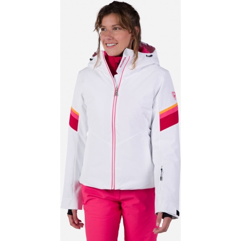 Rossignol Strawpile ski jas wit dames, L