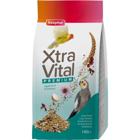 3x Beaphar XtraVital Grote Parkiet 1 kg