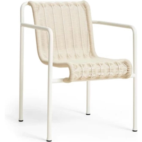 Hay Palissade Cord Dining Armchair Tuinstoel Cream White