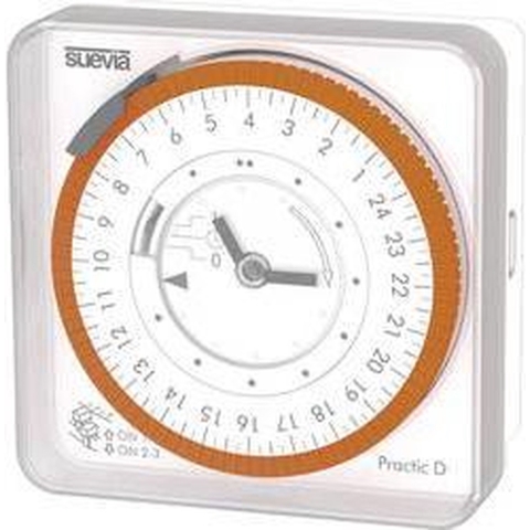 Suevia Practic D Opbouwschakelklok Analoog 230 V/AC 3680 W