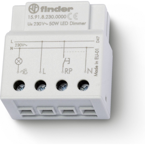 Finder 15.91.8.230.0000 Dimmer Op- en inbouw 230 V/AC 1 stuk(s)