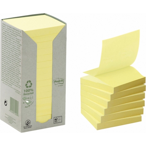 Post-it Plaknotitie 7100172251 76 mm x 76 mm Geel 1600 vellen