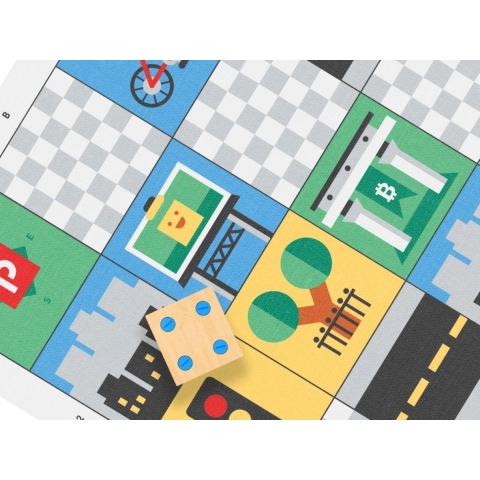 Primo Toys PRIMO010A-DE STEM Robotics Uitbreidingsset Cubetto STEM Coding avontuurset Stadsjungle