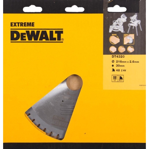 DeWalt Accessoires Cirkelzaagbl. S40 216x30x48t - DT4320-QZ