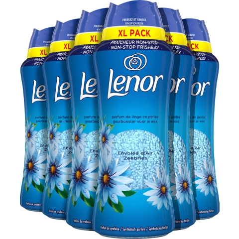 6x Lenor In-Wash Geurbooster Zeebries 495 gr