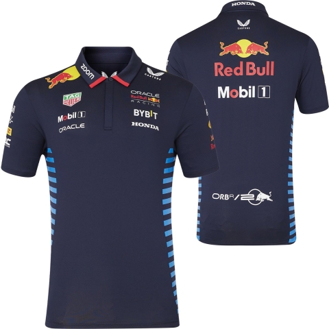 Red Bull Racing Polo - S - Team Polo 2024 - Heren - Max Verstappen