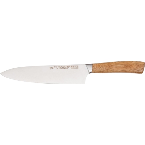 Diamant Sabatier Babiole Koksmes - 20cm - Acacia Hout - RVS
