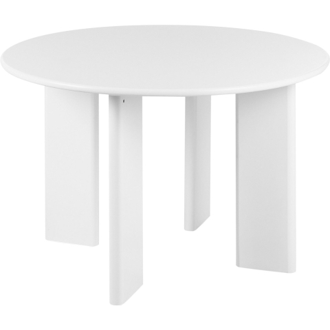 Beliani - COSMO - Ronde eettafel - Wit - 100 cm - MDF