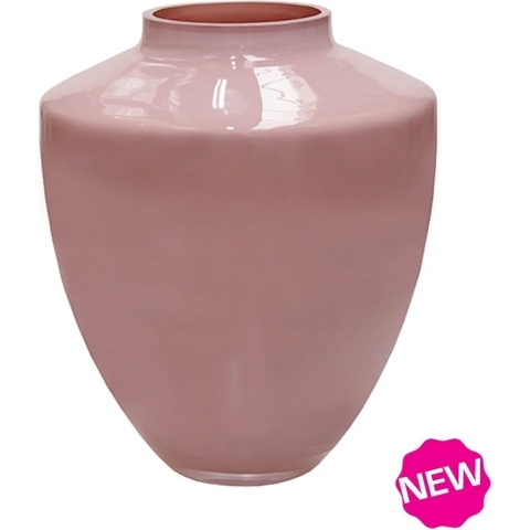 Vase The World Tugela S pastel pink Ø24,5 x H29 cm