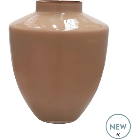 Vase The World Tugela S sand Ø24,5 x H29 cm