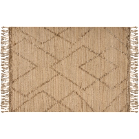 Beliani - HANDERE - Vloerkleed - Beige - 200 x 300 cm - Jute
