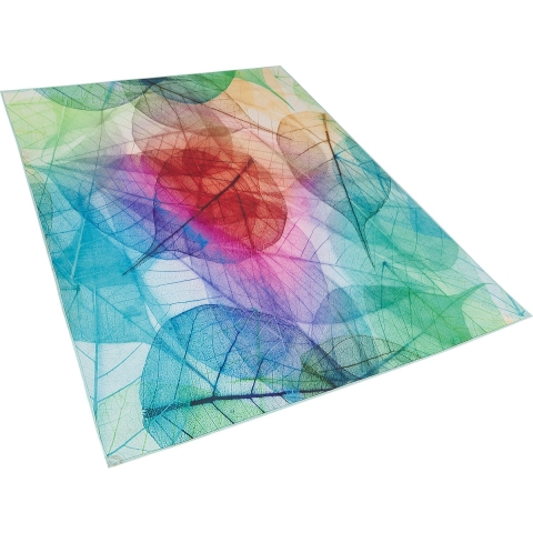 Beliani-ANTAKYA-Laagpolig vloerkleed-Multicolor-160 x 230 cm-Polyester