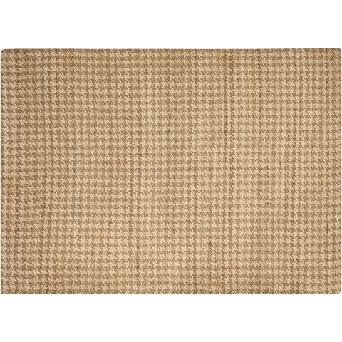 Beliani-ARAPTEPE-Laagpolig vloerkleed-Beige-160 x 230 cm-Jute
