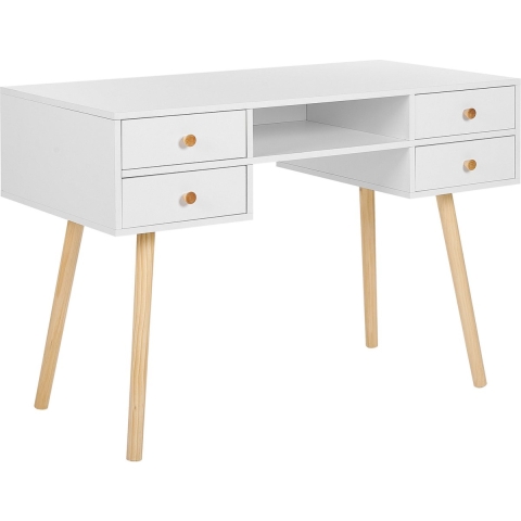 Beliani - LEVIN - Bureau - Wit - MDF