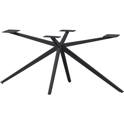 WOOOD Holland Kruispoot Xl - Metaal - Zwart - 72x170x80