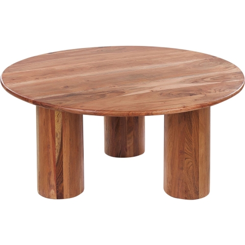 Beliani - COLINA - Salontafel - Lichthout - Acaciahout