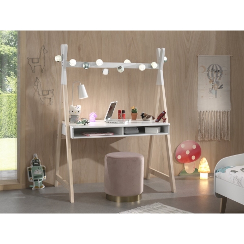 LUCEVI - Kiddy Kinder Bureau Tipi - 116x74,80 CM