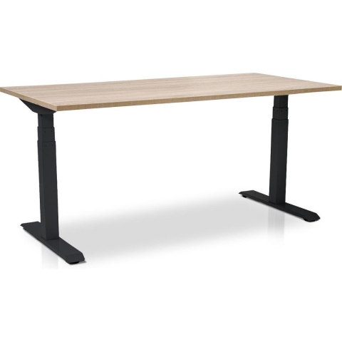 Lineaflex MRC PRO-L 2.0 elektrisch ARBO zit-sta bureau - midden eiken