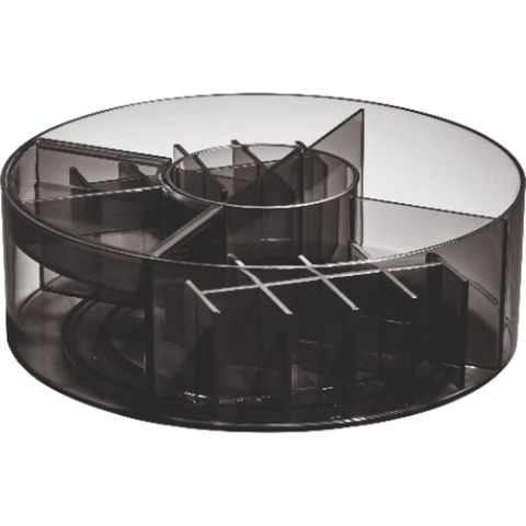 iDesign - Make-up Carrousel, Aanpasbaar, 25.4 x 8.9 cm, Smoke - iDesig