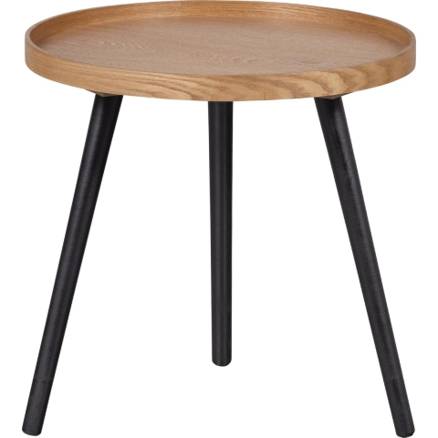 WOOOD Mesa Bijzettafel H 45 x Ø 45 cm - Naturel
