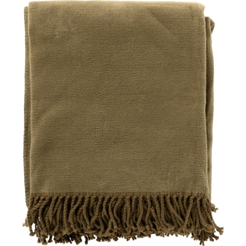 ANNABELLA | Plaid | 150x200 cm Military Olive | Groen | Uni | Hoii