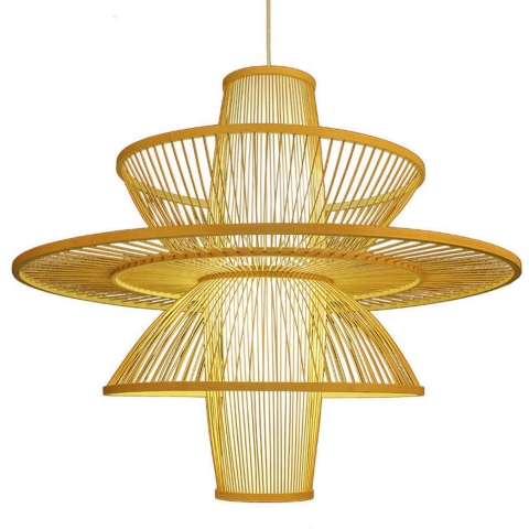 Fine Asianliving Bamboe Hanglamp Handgemaakt - Nicole