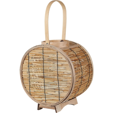 Beliani - BISTAL - Lantaarn - Natuurlijk - Rotan
