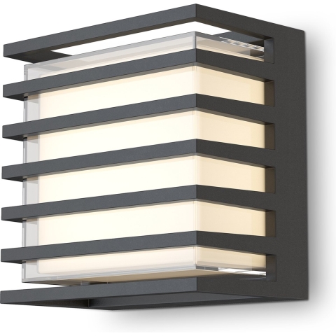 Maytoni Outdoor - Wandlamp Downing Street - Zwart