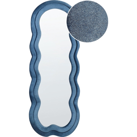 Beliani - LACS - Wandspiegel - Blauw - MDF