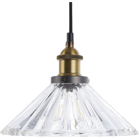 Beliani - COLORADO - Hanglamp - Goud - Glas