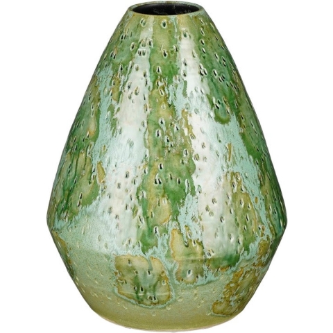 Mica Decorations Harris Vaas - 23x23x30 cm - Keramiek - Groen