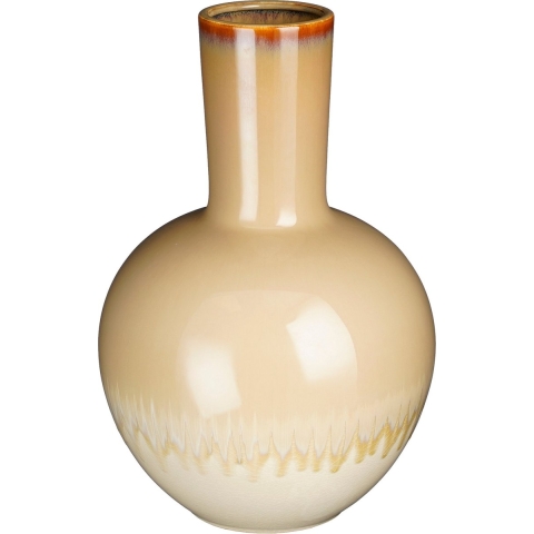 Mica Decorations Holm Vaas - H42 x Ø27,5 cm - Keramiek - Crème