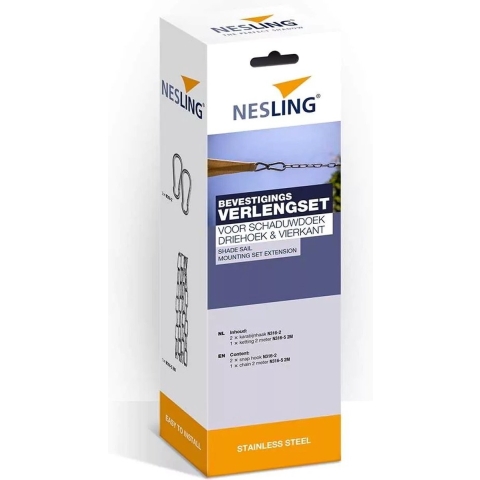 Nesling Verlengset Schaduwdoek - Driehoek en Vierkant