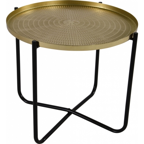 Lesli Living Bijzettafel Sumba Goud 35 cm