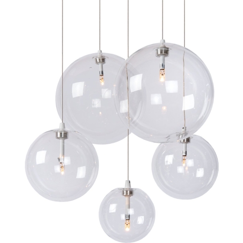 Atmooz Hanglamp Woonkamer Zwart Camau 5 White